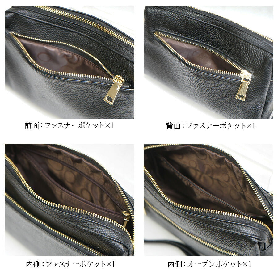 【PELLE CLUB】X-0855C スクエアドリームショルダー 斜めがけ かばん カバン 鞄  バッグ ペレクラブ ブラック キャメル グレー  ライトグレー ネイビー オレンジ パールグリーン ピンク パープル イエロー かわいい おしゃれ 母の日 敬老の日