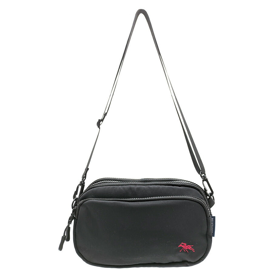 【POLO CHAMPS】 pcw112 ミニショルダー 斜め掛け かばん カバン バッグ 鞄 使いやすい 普段使い シンプル カジュアル メンズ ギフト プレゼント ブラック
