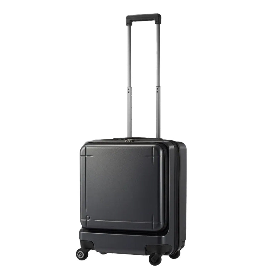【PROTECA】 02961 マックスパス3 スーツケース42L キャリーケース 機内持ち込み フロントオープン 日本製 プロテカ 1〜3泊 出張 ガンメタリック ストッパー付き