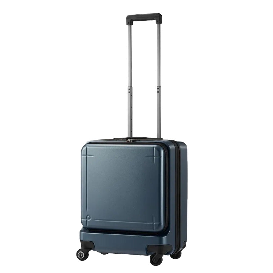 【PROTECA】 02961 マックスパス3 スーツケース42L キャリーケース 機内持ち込み フロントオープン 日本製 プロテカ 1〜3泊 出張 ガンメタリック ストッパー付き