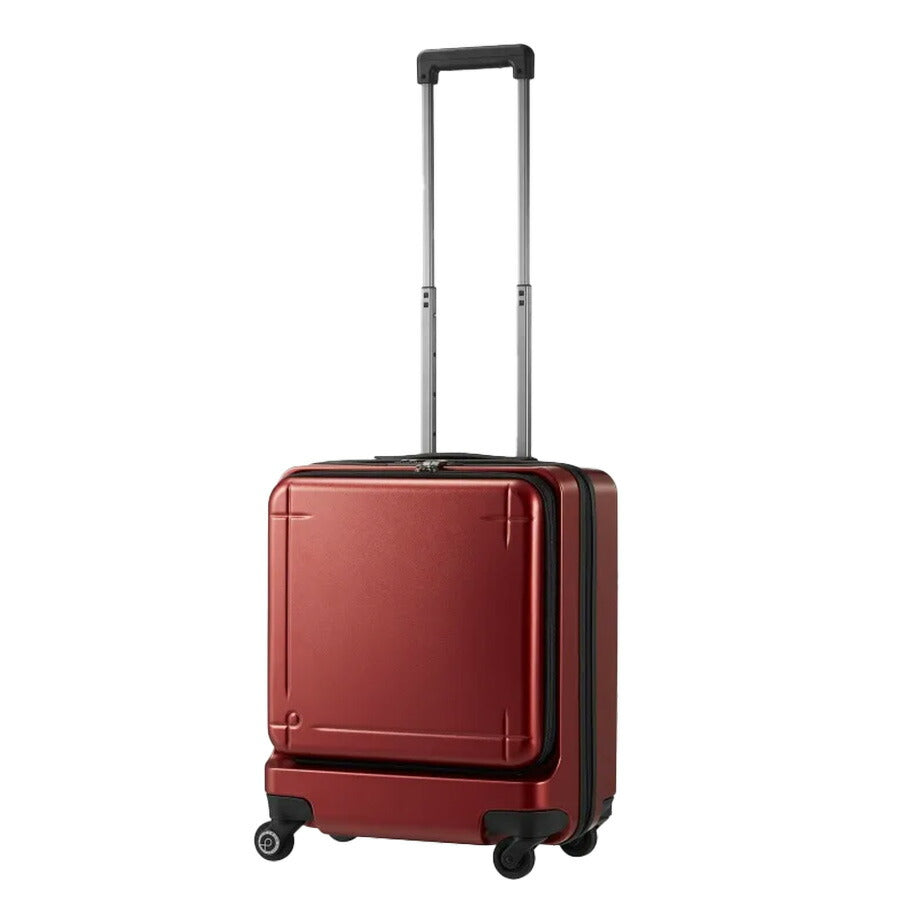 【PROTECA】 02961 マックスパス3 スーツケース42L キャリーケース 機内持ち込み フロントオープン 日本製 プロテカ 1〜3泊 出張 ガンメタリック ストッパー付き
