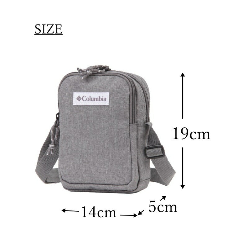 【レターパック配送/時間指定不可】Columbia コロンビア ショルダーバッグ PU8278 Steven Cart Mini Square Shoulder タテ型 ミニショルダー ブラック グリーン グレー オムニシールド 撥水 普段使い アウトドア 公園 キャンプ 買い物 タウンユース 学生 大人 プレゼント