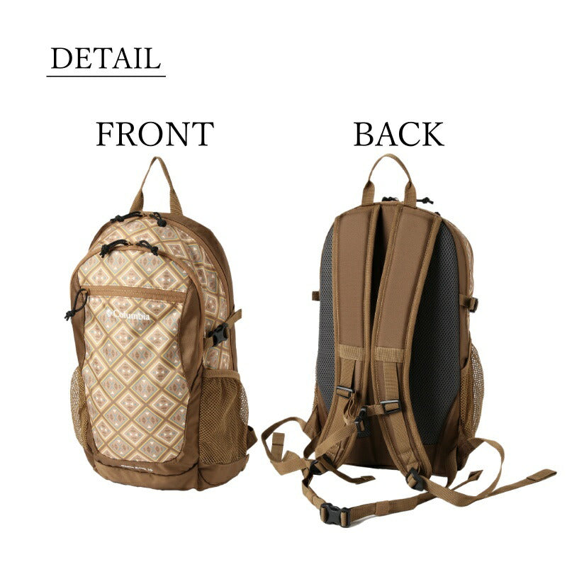 Columbia コロンビア PU8387 Blueridge Mountain 15L Backpack ブルーリッジマウンテン バックパック トレッキングバッグ U字ファスナー 背面クッション スリーブポケット 水筒 ペットボトル サイドポケット レインカバー ハイドレーション 登山 ハイキング ブラック 人気
