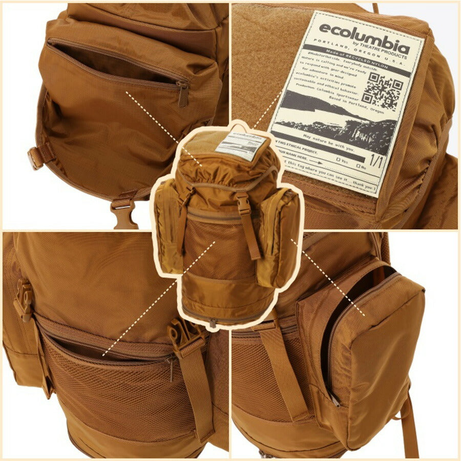 【正規取扱店】Columbia コロンビア PU8571 27L Bait Valley Backpack ベイトバレーバックパック THEATRE PRODUCTS ディレクション サステナブル はっ水 撥水 オムニシールド ecolumbia チェストストラップ お洒落 タウンユース キャンプ