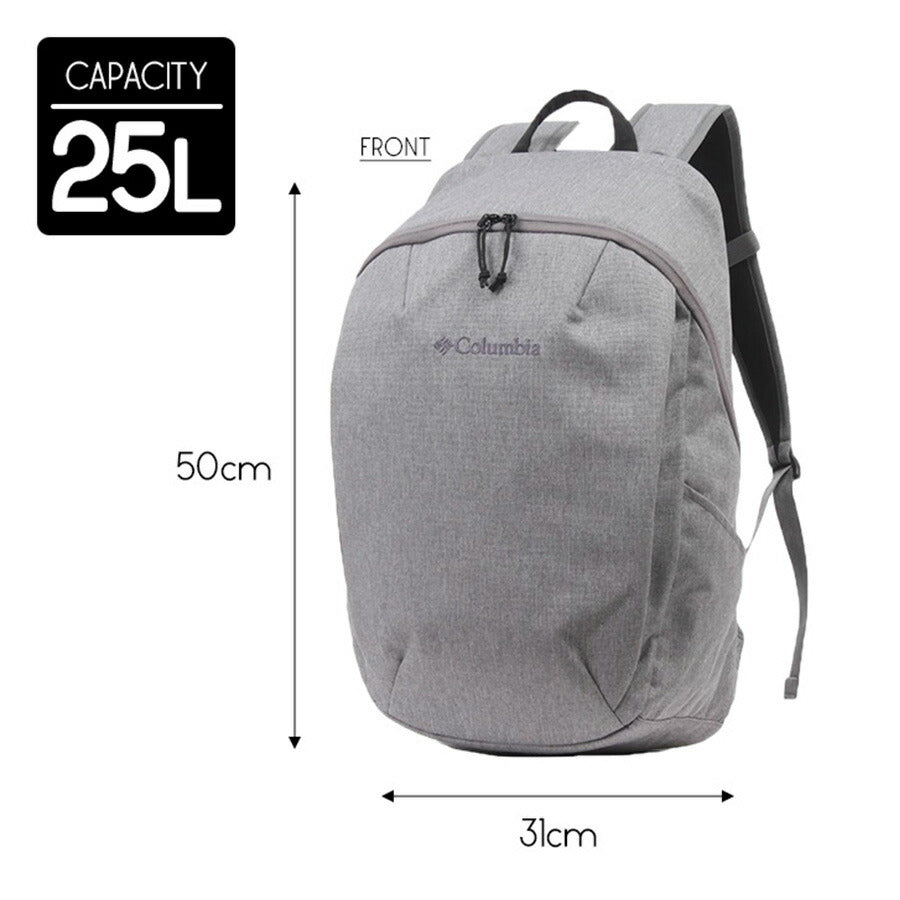 Columbia コロンビア PU8650 バックパック 25L オムニシールド THUNDER BRIDGE クロ グレー  バッグ アウトドア フェス 音楽イベント 旅行 お出かけ 買い物 レディース メンズ 男女兼用 プレゼント 贈り物 ブランド