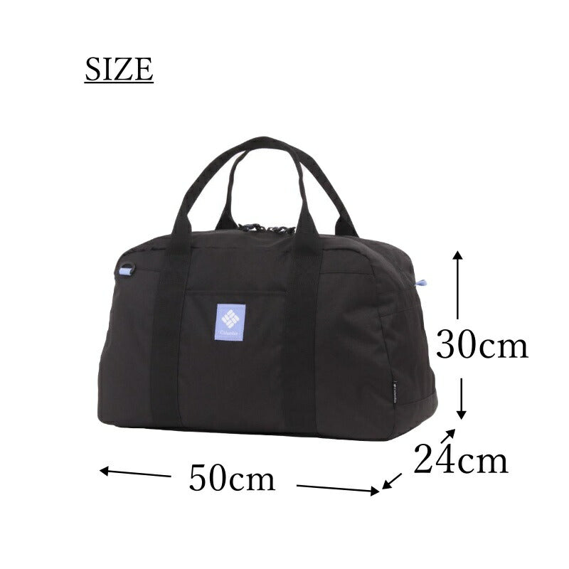 Columbia コロンビア ボストンバッグ PU8652 THUNDER BRIDGE DUFFEL BAG ダッフルバッグ ショルダー 手持ち 2Way 斜め掛け ブラック パープル グリーン オムニシールド 撥水 普段使い アウトドア 公園 キャンプ 買い物 タウンユース 学生 大人 プレゼント 男性 女性