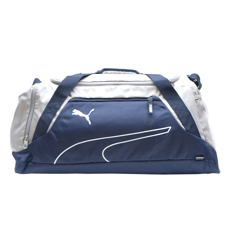 【PUMA】079237 ファンダメタルズ スポーツバッグ 2WAY かばん カバン 鞄 バッグ シンプル プーマ プーマネイビーコンクリートグレー 使いやすい かわいい おしゃれ 普段使い 大容量 ユニセックス 修学旅行 旅行 部活 通学 学生