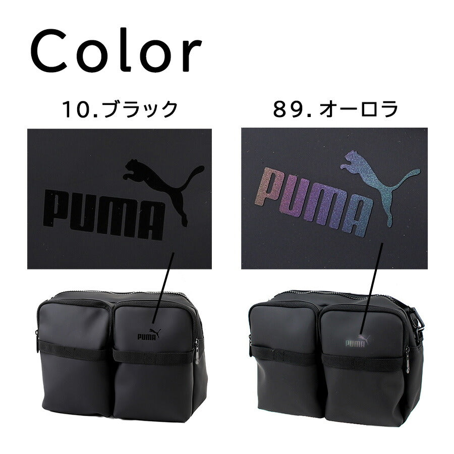 PUMA j20393 アクロス ショルダーバッグ 斜め掛けバッグ 斜め掛け かばん 普段使い 撥水 軽量 通勤 通学 男女兼用 ユニセックス プレゼント ギフト ブラック