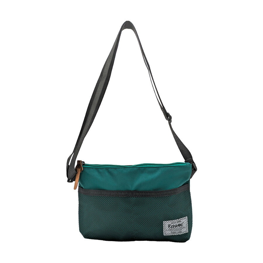 【クリックポスト/時間指定不可】【Rename】 rsn71019 メッシュポケットナイロンサコッシュ 斜め掛け かばん 使いやすい 軽量 ユニセックス プレゼント ブラック