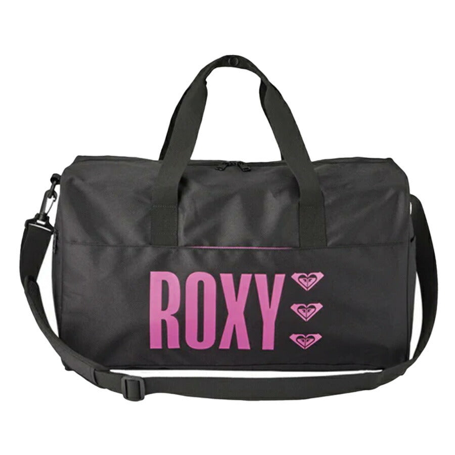 【ROXY】RBG234303 ボストン 35L かばん 鞄 カバン バッグ ロキシー ブラック ピンク  使いやすい 修学旅行 林間学校 旅行 部活 大容量 1泊〜2泊 おしゃれ かわいい スポーティー