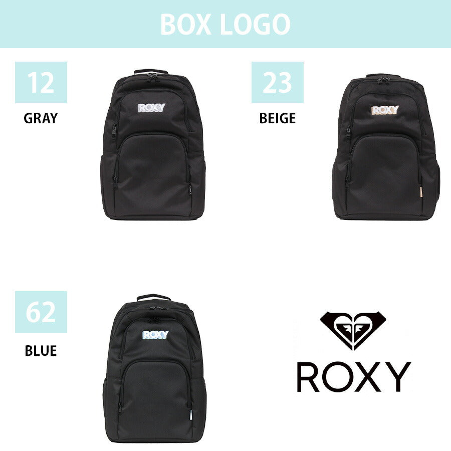 【ROXY】 リュック 大容量 rbg251301 GOOUT デイパック 23-30L リュックサック かばん バッグ 通学 部活 中高生 ユニセックス ギフト プレゼント ブラック