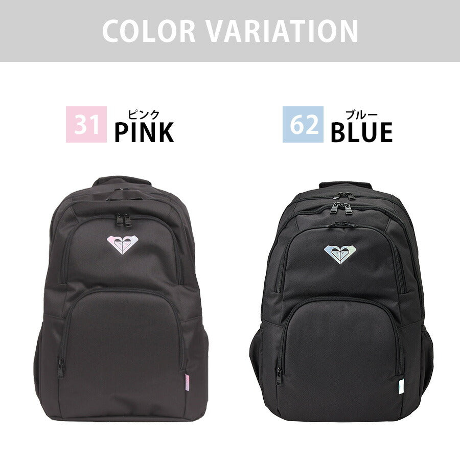 【ROXY】 リュック 大容量 rbg251302 GOOUT PLUS デイパック 23-30L リュックサック かばん バッグ 通学 部活 中高生 ユニセックス ギフト プレゼント ブラック