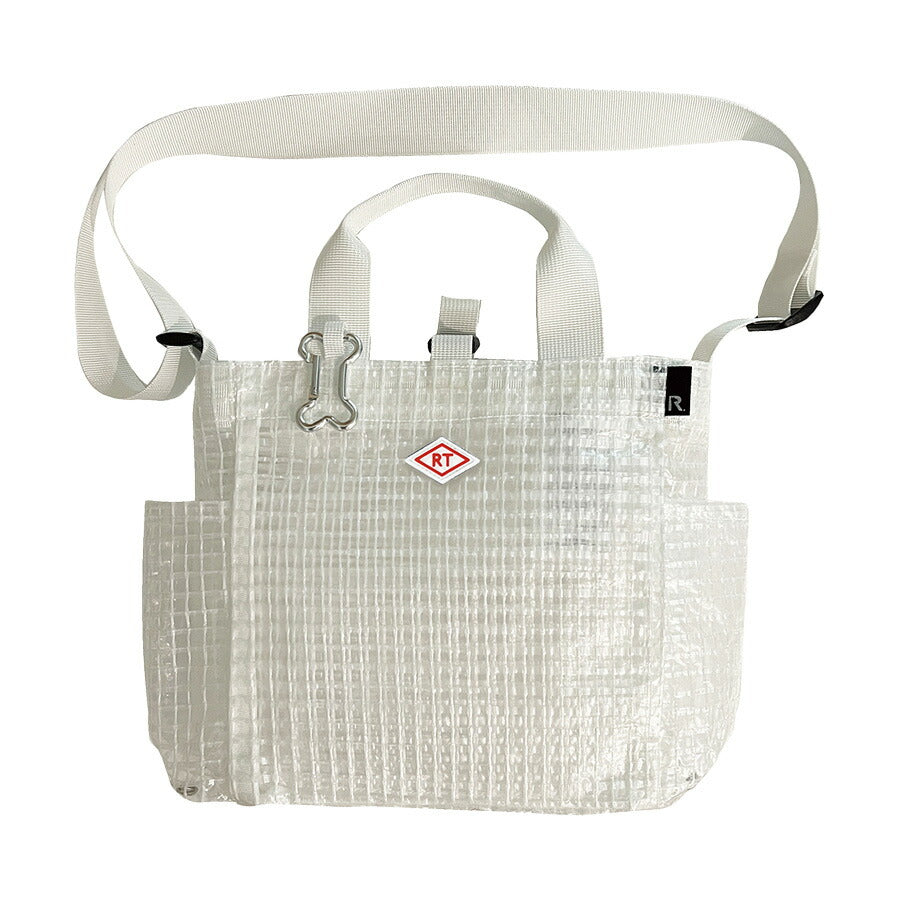 【ROOTOTE】 1128 SN.スクエア.DOG.BUDDY-A ユニセックス 軽量 撥水加工 お散歩バッグ カラビナ ショルダー トート シンプル カジュアル プレゼント ブラック