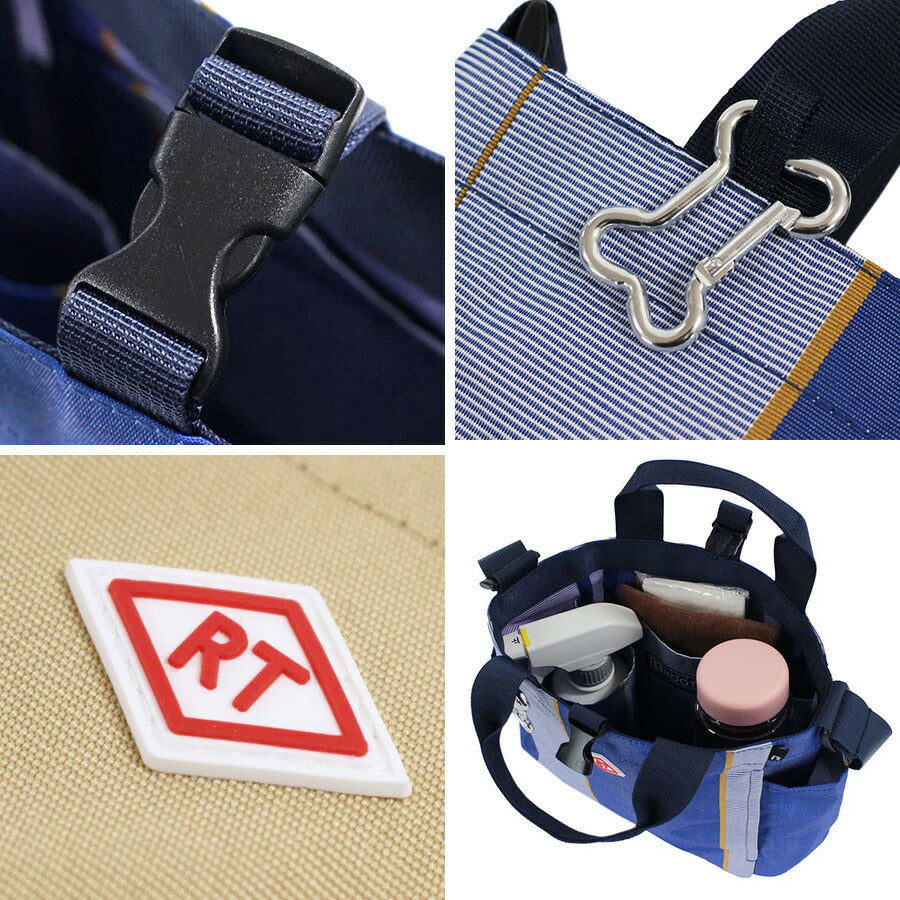 【ROOTOTE】 1129 SN.スクエア.DOG.BUDDY-B ユニセックス 軽量 撥水加工 お散歩バッグ カラビナ ショルダー トート シンプル カジュアル プレゼント ブラック
