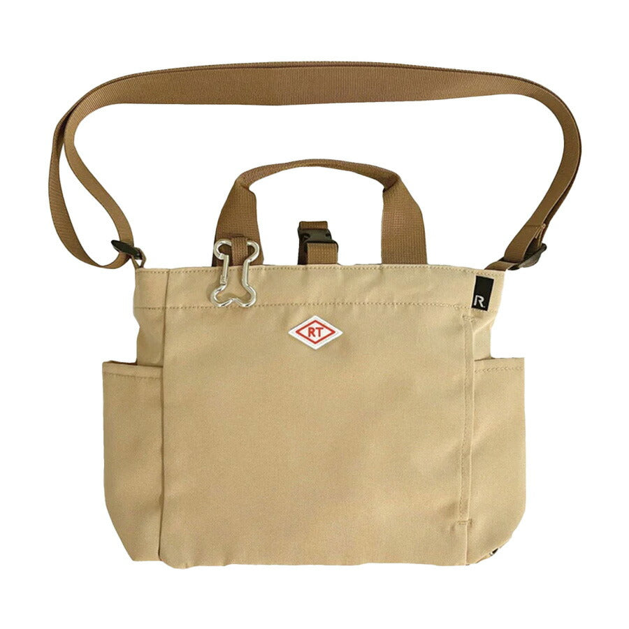 【ROOTOTE】 1129 SN.スクエア.DOG.BUDDY-B ユニセックス 軽量 撥水加工 お散歩バッグ カラビナ ショルダー トート シンプル カジュアル プレゼント ブラック