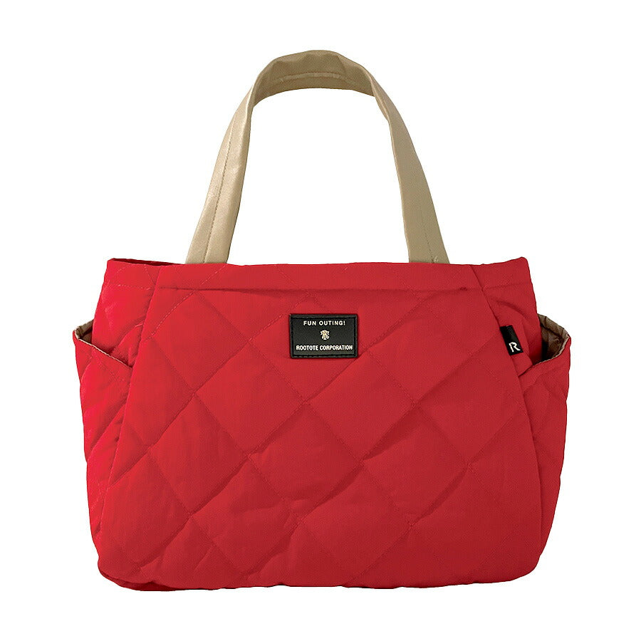 【ROOTOTE】 1332 LT.デリ.パルーティ.Quilt- C トートバッグ 通勤 仕事 軽量 手持ち 仕切り付き 撥水 レディース おしゃれ かわいい プレゼント ブラック