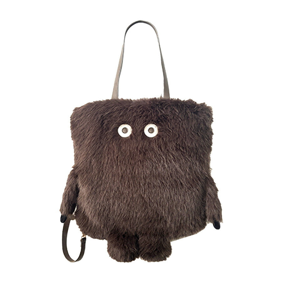 【ROOTOTE】3617 EU.TALL.2way.クリプデット-E 手持ち トートバッグ かばん バッグ 普段使い 使いやすい かわいい キャラクター レディース ギフト ブラウン