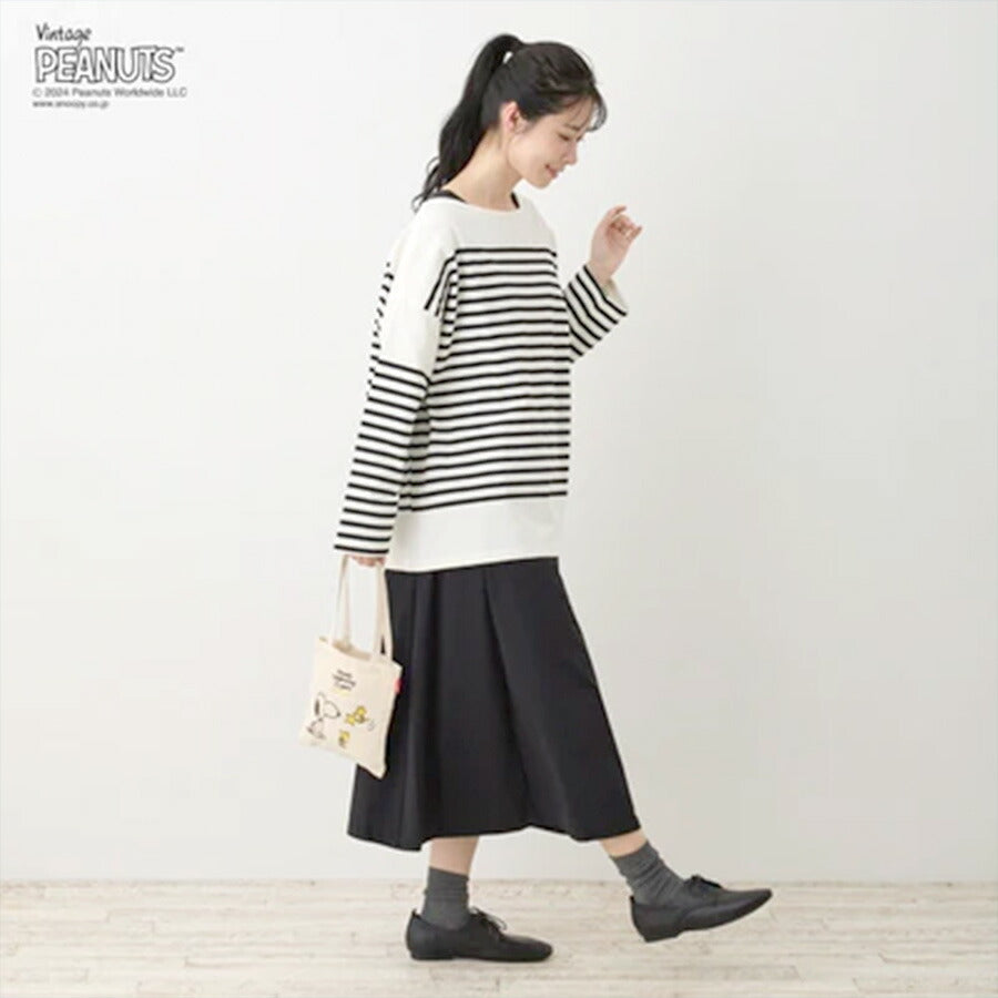 【ROOTOTE】 8401 IP.ベビールー.Peanuts-9L PEANUTSコミック誕生75周年記念商品 トートバッグ 小さめ シンプル レディース おしゃれ かわいい ギフト ベージュ