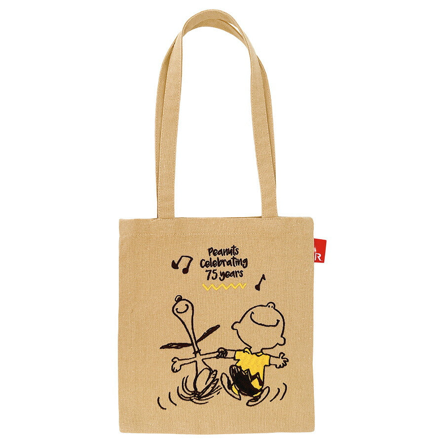 【ROOTOTE】 8401 IP.ベビールー.Peanuts-9L PEANUTSコミック誕生75周年記念商品 トートバッグ 小さめ シンプル レディース おしゃれ かわいい ギフト ベージュ