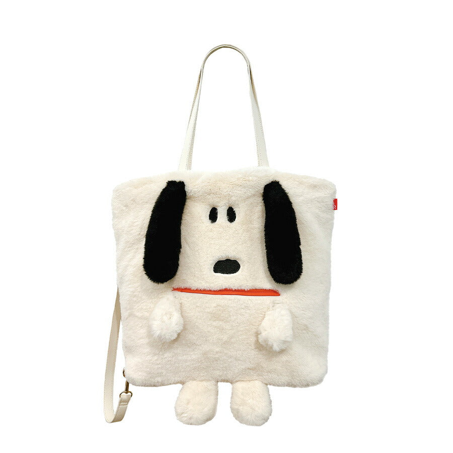 【ROOTOTE】8416 IP.トール.クリプティッドPNTS-9W 手持ち トートバッグ リュック スヌーピー かわいい 普段使い 使いやすい レディース ギフト アイボリー