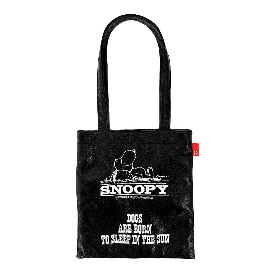 【クリックポスト/時間指定不可】【ROOTOTE】8446 IP.BR.メタリック.Peanuts-0Q トートバッグ スヌーピー かわいい 普段使い レディース ギフト ブラック