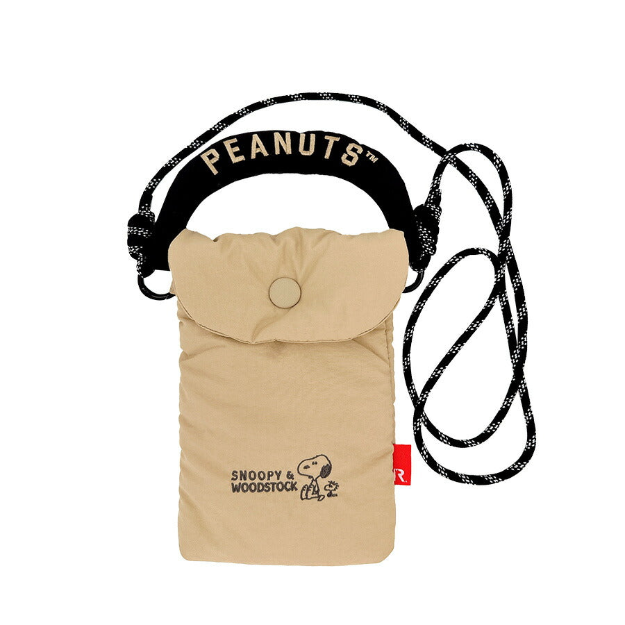 【クリックポスト/時間指定不可】【ROOTOTE】8452 IP.BR.Padded.Peanuts-0S 斜め掛け ショルダー スヌーピー かわいい 普段使い レディース ギフト ブラック