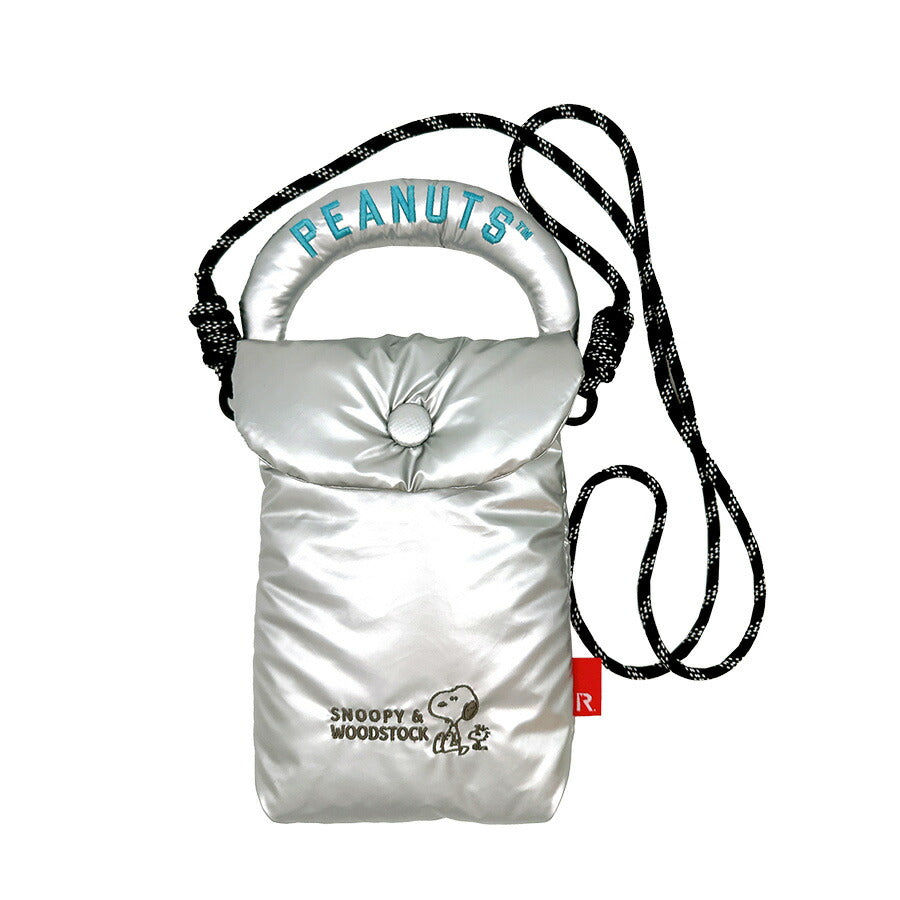 【クリックポスト/時間指定不可】【ROOTOTE】8452 IP.BR.Padded.Peanuts-0S 斜め掛け ショルダー スヌーピー かわいい 普段使い レディース ギフト ブラック