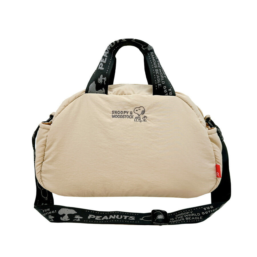 【レターパック配送/時間指定不可】【ROOTOTE】8455 IP.デリ.Padded.Peanuts-0S 斜め掛け ボストン ショルダー スヌーピー かわいい レディース ギフト ブラック