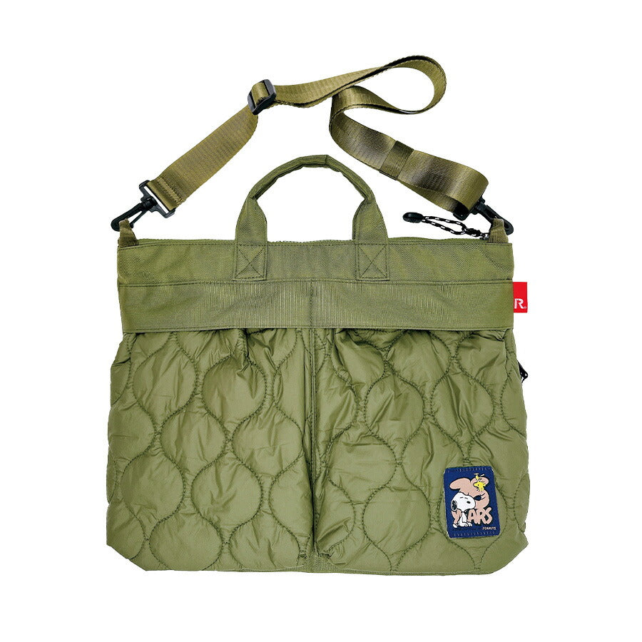 【ROOTOTE】8456 IP.A4w.パフ.Peanuts-0R 斜め掛け 手持ち ショルダー スヌーピー かわいい 使いやすい 普段使い レディース プレゼント ギフト ブラック