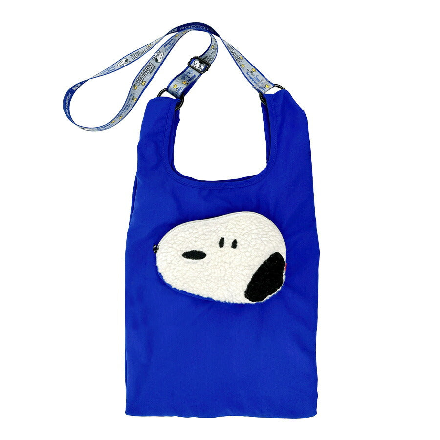 【クリックポスト/時間指定不可】【ROOTOTE】8458 IP.RS.Peanuts-0P エコバッグ 手持ち 斜め掛け スヌーピー かわいい レディース プレゼント ギフト ブラック