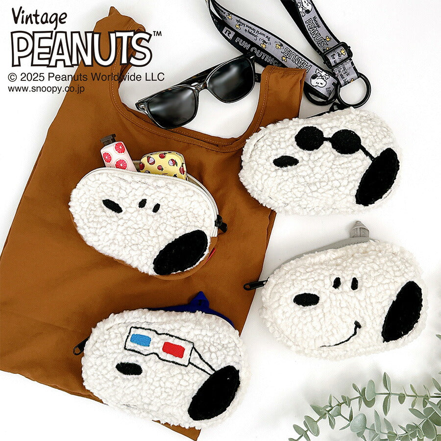 【クリックポスト/時間指定不可】【ROOTOTE】8459 IP.RSmid.Peanuts-0P エコバッグ 手持ち 斜め掛け スヌーピー かわいい レディース プレゼント ブラック