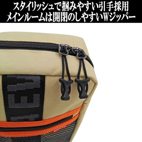 【レターパック配送/日時指定不可】RADIO EVA×FIRE FIRST(ラディオエヴァ&ファイヤーファート) EVFF-21ミニショルダーバッグ　スクエアショルダー　エヴァコラボ　エヴァンゲリオン　メッシュ　シンプル　おでかけ　旅行　ギフト《北海道、沖縄,、離島、代引き不可》