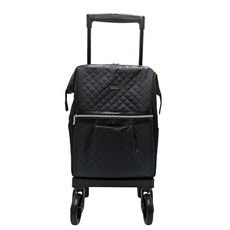 【島製作所】 melody-sg メロディ スムーズグランデ お買い物キャリー シルバーカー 横押しタイプ 外出 旅行 保冷バッグ 軽量 アーガイル 敬老の日 母の日