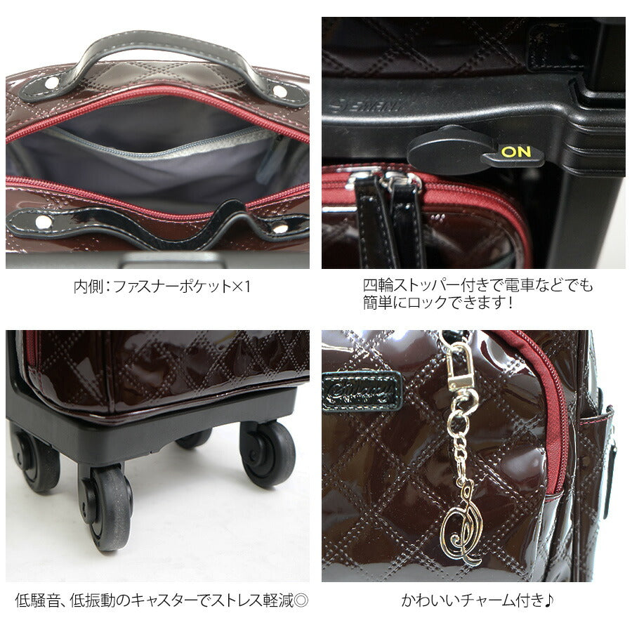 【SWANY】D-591 TS15 エマイロVI キャリーバッグ スワニー お買い物 旅行 ショッピング 7L コンパクト 小さめ ４輪 取り外し可能 かわいい おしゃれ 使いやすい プレゼント ギフト 母の日 敬老の日 誕生日