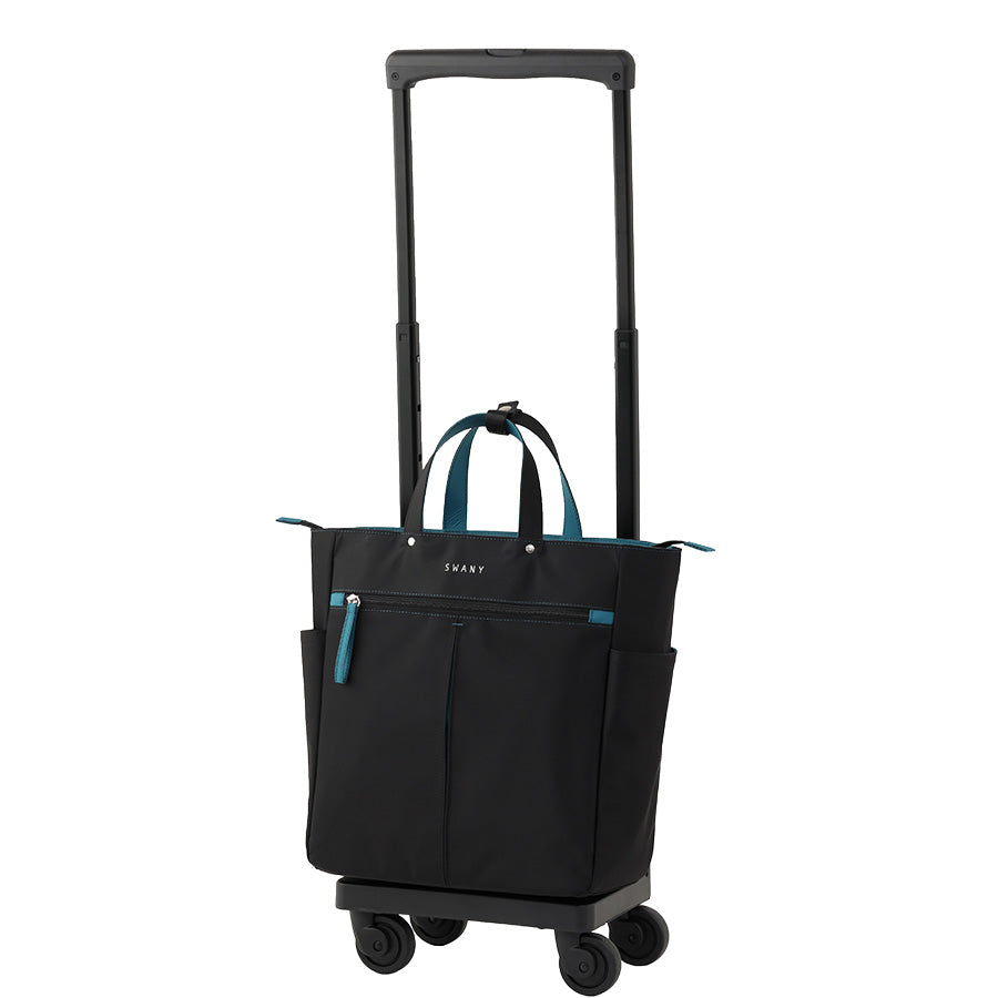 SWANY d685m18 GUI ショッピングキャリー M18 お買い物キャリー 14L ストッパー付き 機内持ち込み可能 レディース プレゼント ギフト母の日 敬老の日 ブラック