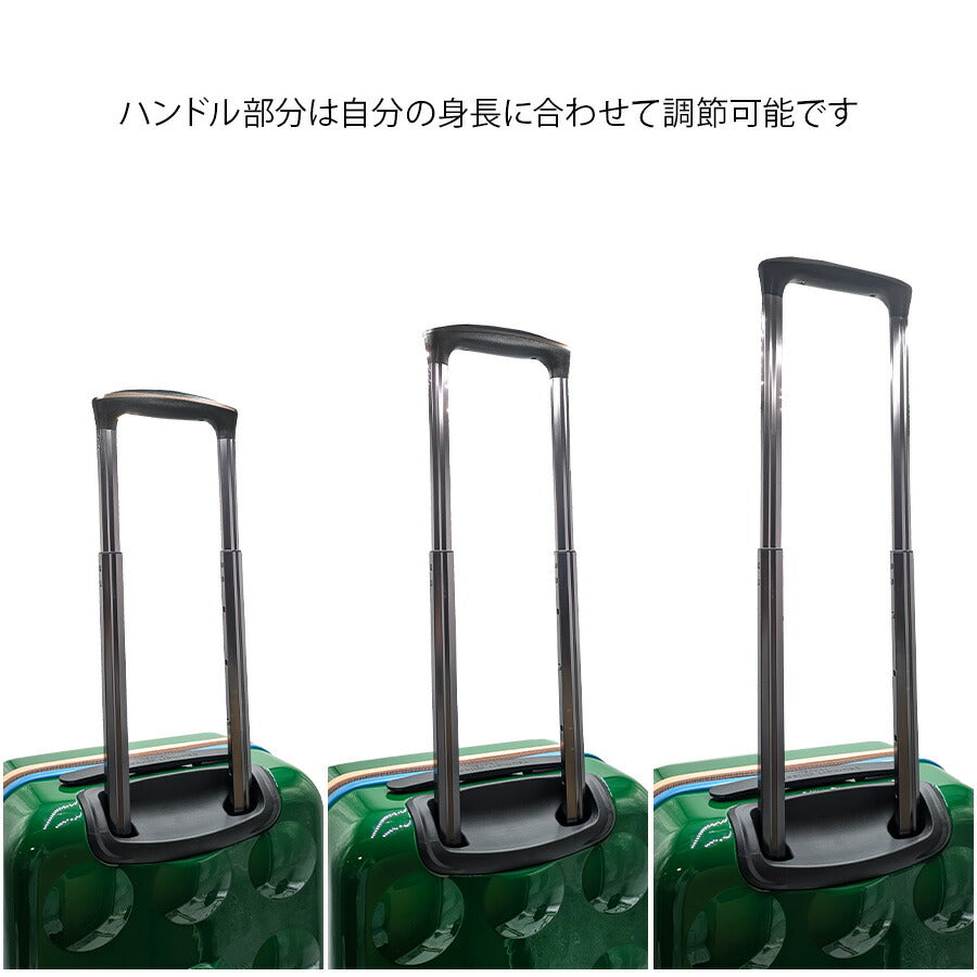 【tsumori chisato CARRY】 4261 ネコドットキャリー 58L 5〜6泊 スーツケース TSAロック レディース プレゼント ギフト 母の日 敬老の日 ブラック