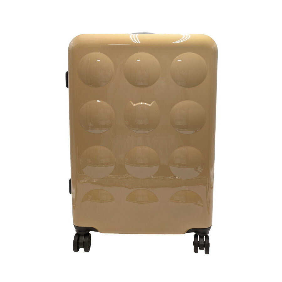 【tsumori chisato CARRY】 4261 ネコドットキャリー 58L 5〜6泊 スーツケース TSAロック レディース プレゼント ギフト 母の日 敬老の日 ブラック