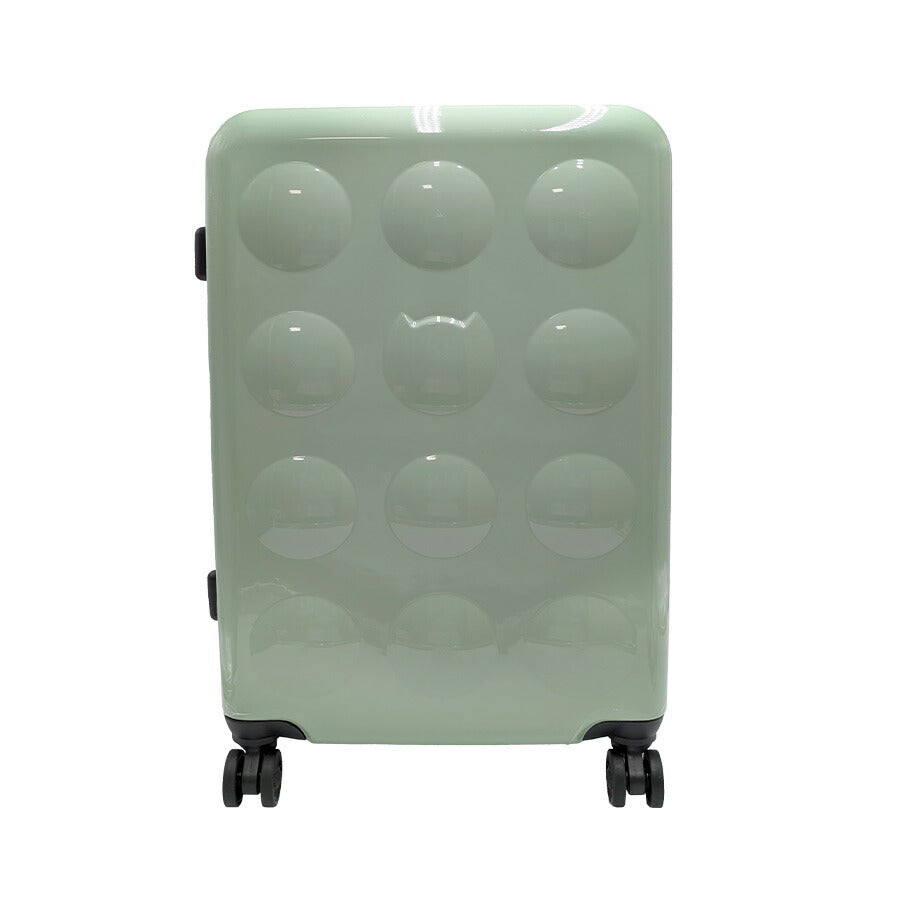 【tsumori chisato CARRY】 4261 ネコドットキャリー 58L 5〜6泊 スーツケース TSAロック レディース プレゼント ギフト 母の日 敬老の日 ブラック