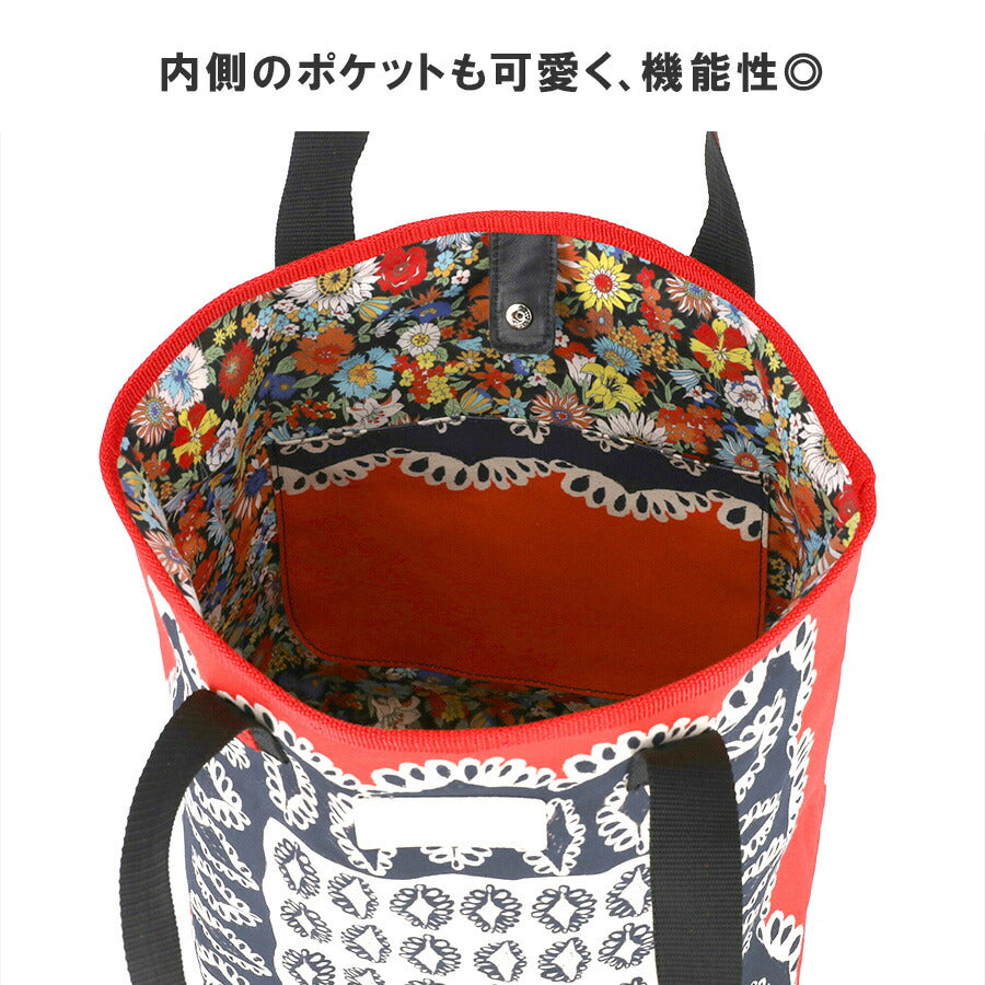 【tsumori chisato CARRY】 50856 ダイヤモンドフラワートートバッグL 手持ち 日本製 かばん おしゃれ かわいい レディース 母の日 敬老の日 ギフト ブラック