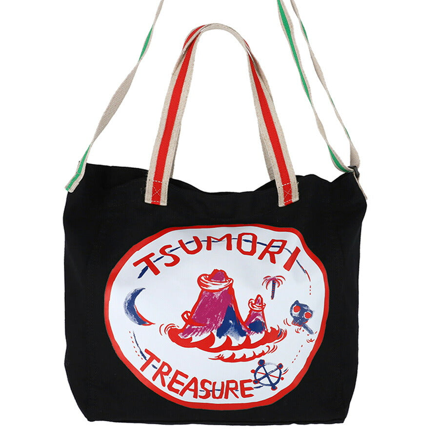 【tsumori chisato CARRY】 50871 トートバッグ 手持ち 斜め掛け かばん 普段使い 使いやすい かわいい おしゃれ レディース 母の日 敬老の日 ギフト ブラック