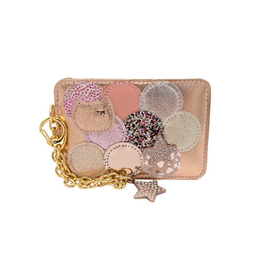 【tsumori chisato CARRY】57006 シンマルチドット パスケース カードケース 定期入れ 日本製 普段使い レディース ギフト プレゼント ブラック 母の日