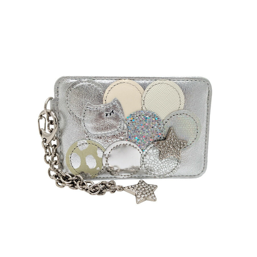 【tsumori chisato CARRY】57006 シンマルチドット パスケース カードケース 定期入れ 日本製 普段使い レディース ギフト プレゼント ブラック 母の日