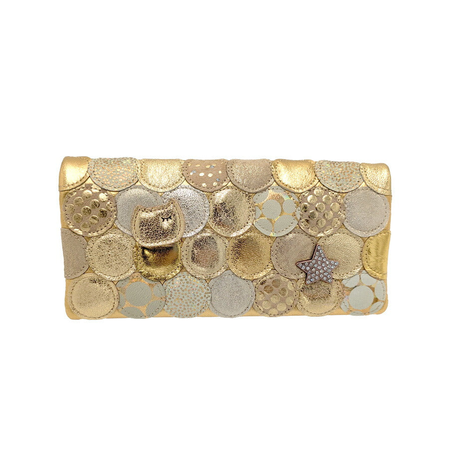 【tsumori chisato CARRY】57092 シンマルチドット 長財布 財布 さいふ サイフ ウォレット 日本製 普段使い レディース ギフト プレゼント ブラック 母の日