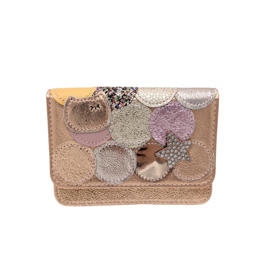 【tsumori chisato CARRY】57096 シンマルチドット パスケース カードケース 定期入れ 日本製 普段使い レディース ギフト プレゼント ブラック 母の日