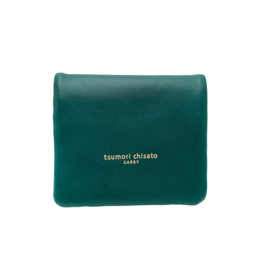 【tsumori chisato CARRY】57810 ソフトラム 折り財布 財布 さいふ サイフ ウォレット 使いやすい 普段使い レディース ギフト プレゼント ネイビー 母の日
