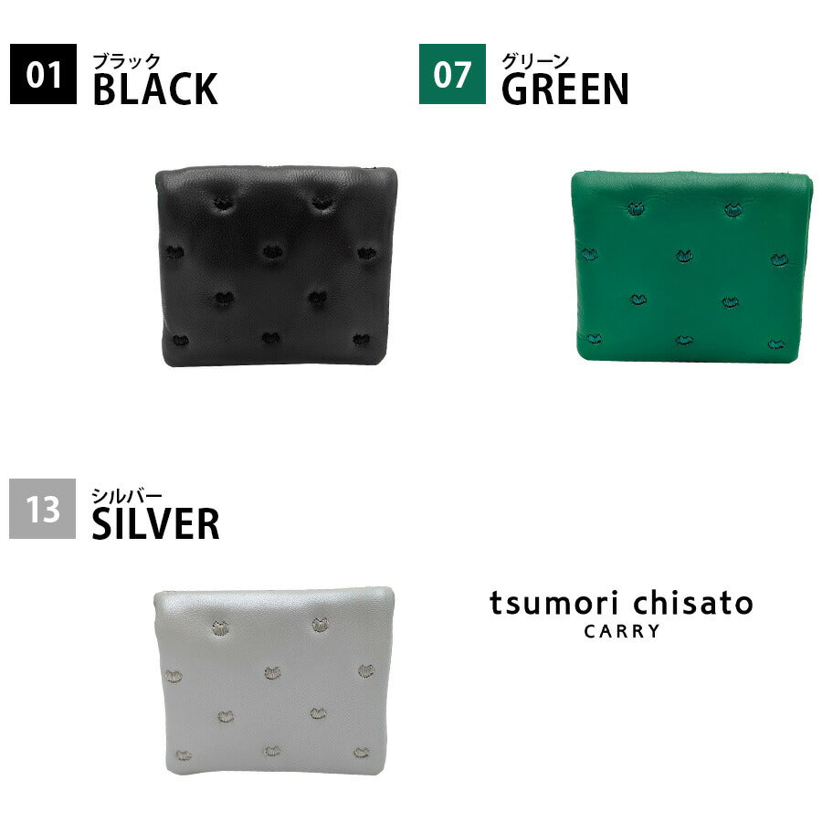 【tsumori chisato CARRY】57885 プチネコ 折り財布 財布 さいふ サイフ ウォレット 日本製 使いやすい 普段使い レディース ギフト プレゼント ブラック 母の日
