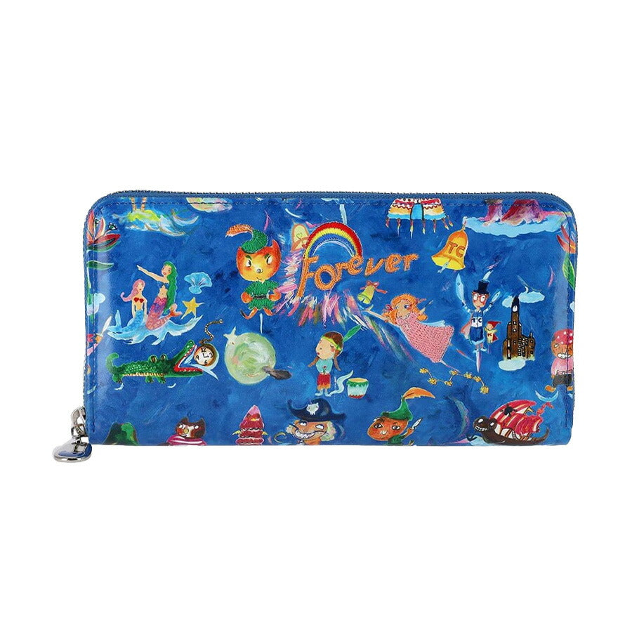 【tsumori chisato CARRY】 57897 ピーターパン ラウンドファスナー長財布 ウォレット サイフ レディース プレゼント ギフト 母の日 敬老の日 ピンク 日本製