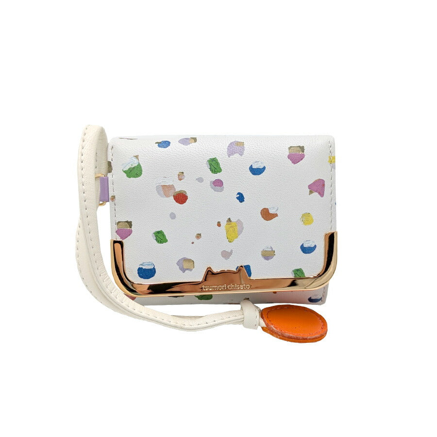 tsumori chisato CARRY 57930 てんてん ミニ財布 財布 さいふ サイフ ウォレット 普段使い 使いやすい 羊革 レディース プレゼント ギフト ブラック 日本製