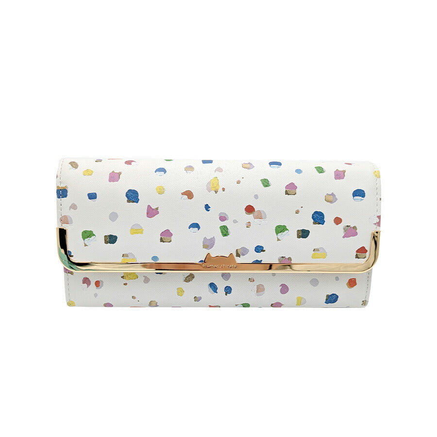 tsumori chisato CARRY 57932 てんてん 長財布 財布 さいふ サイフ ウォレット 普段使い 使いやすい 羊革 レディース プレゼント ギフト ブラック 日本製