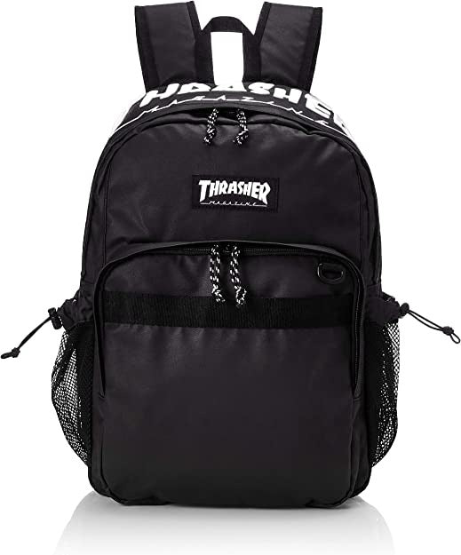 THRASHER スラッシャー デイパック THR-147 リュックサック バックパック B4 30L メンズ レディース 男女兼用 アウトドア 普段使い タウンユース 旅行 通学 学生 部活 おしゃれ 人気 黒色 スケートボード スケボ 送料無料